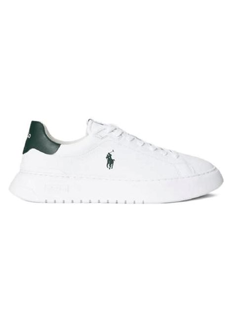 Scarpe Polo Ralph Lauren Heritage Court Super Bianco Verde Uomo RALPH LAUREN | Sneakers | 809974097-003